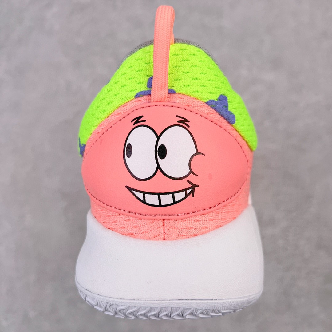 Hyperdunk x Low HD2018 派大星 粉色笑脸 粉黄紫 低筒 减震防滑 实战鞋 篮球鞋 男鞋 AR0465-100