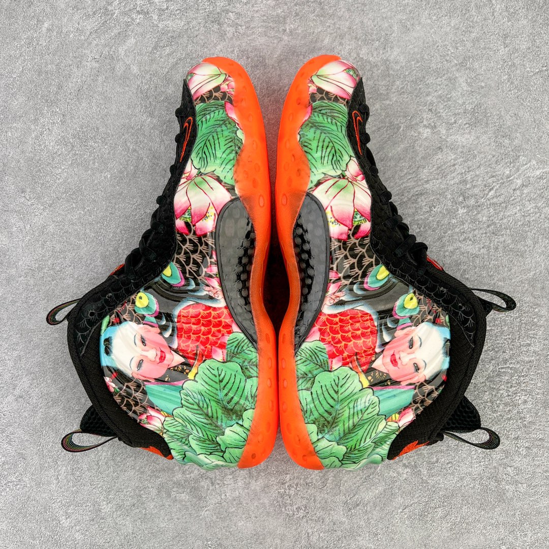 NIKE Air Foamposite One 天津喷 蓝彩 喷泡 篮球鞋 男鞋 碳板 744307-001