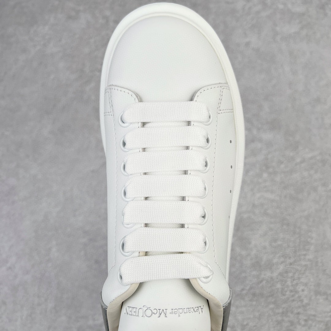 Alexander McQueen 麦昆 白色 银尾 低筒 板鞋 休闲鞋 厚底鞋 增高鞋 男鞋 女鞋 553770WHFBU9042