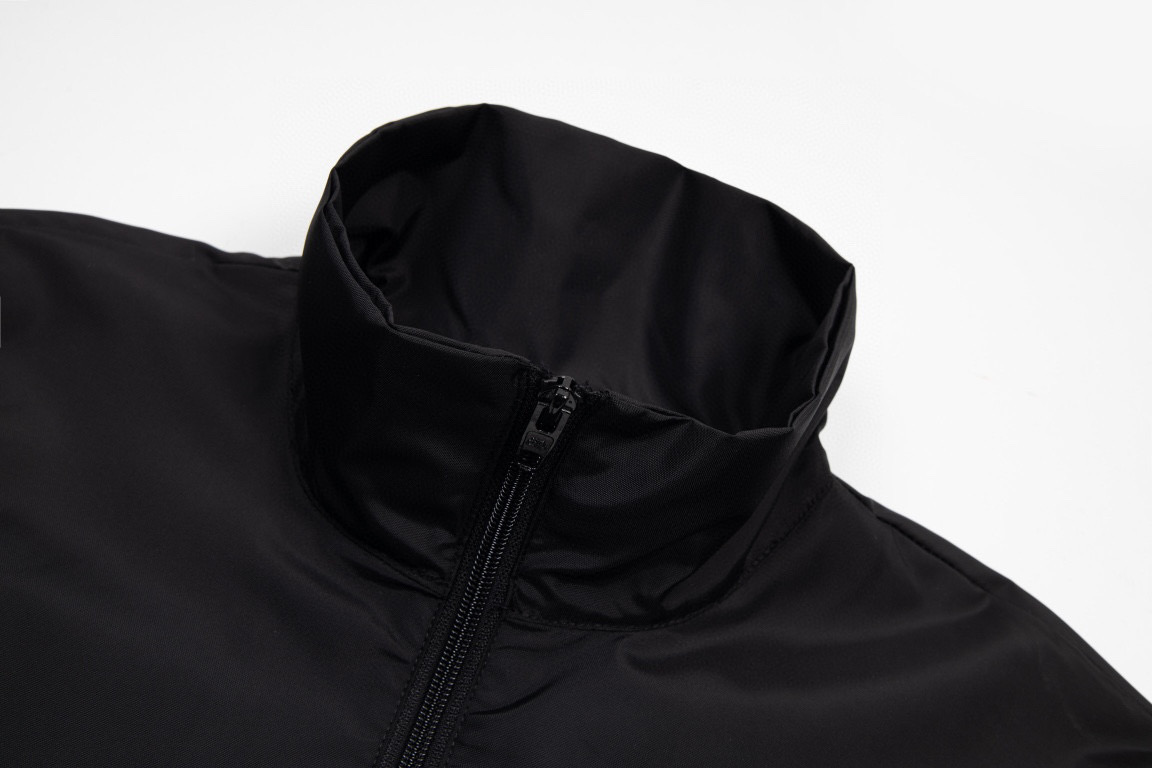 Balenciaga FW21 大Logo 黑色 印花夾克 冲锋衣 外套 男款 女款 529213TBQ031000