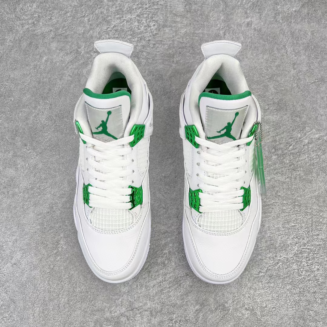 Air Jordan 4 AJ4 Retro Green Metallic 白绿 篮球鞋 运动鞋 休闲鞋 男鞋 女鞋 CT8527-113