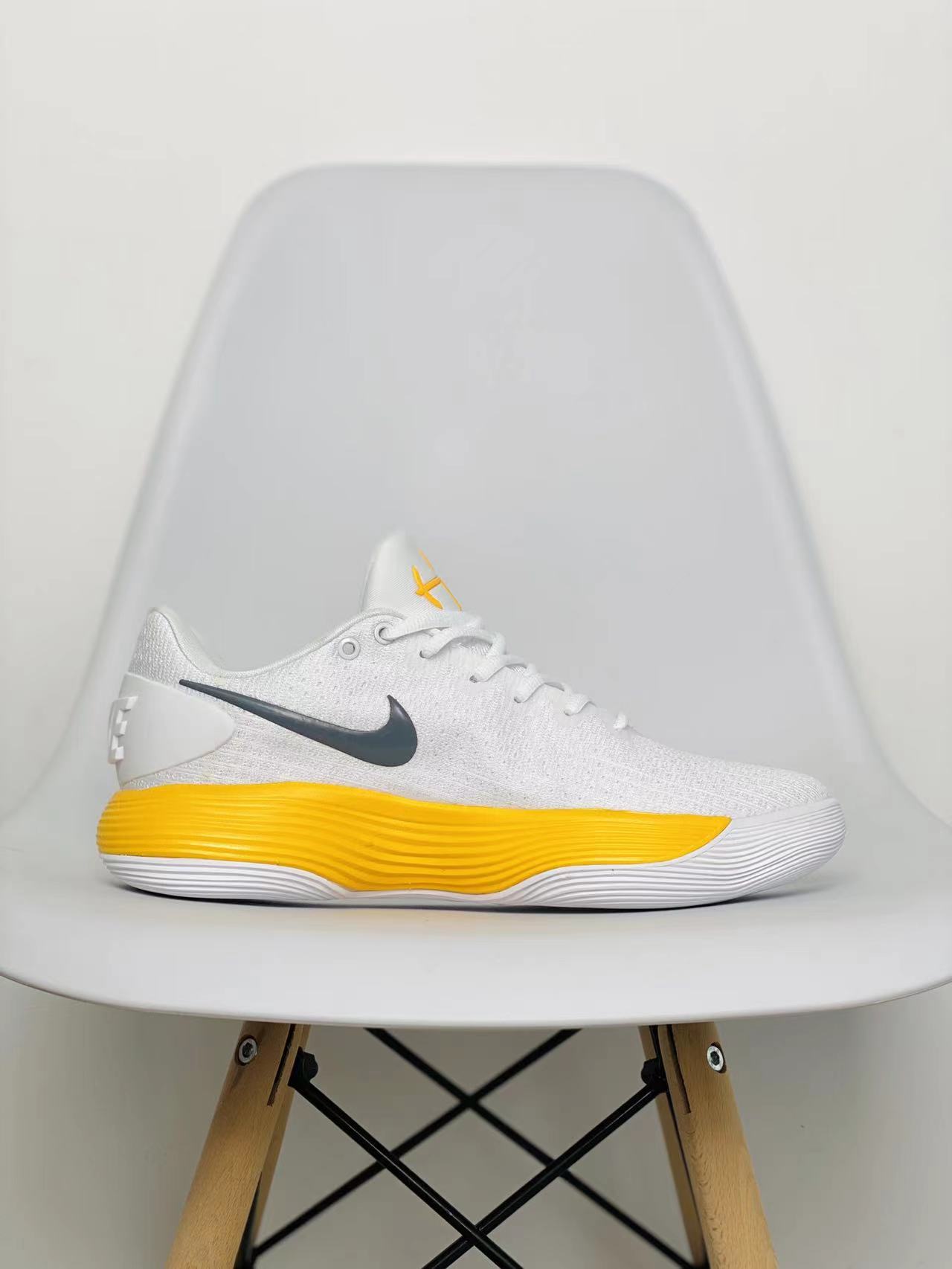 Hyperdunk 2017 Low 白黄 低筒 减震防滑 实战鞋 篮球鞋 男鞋  