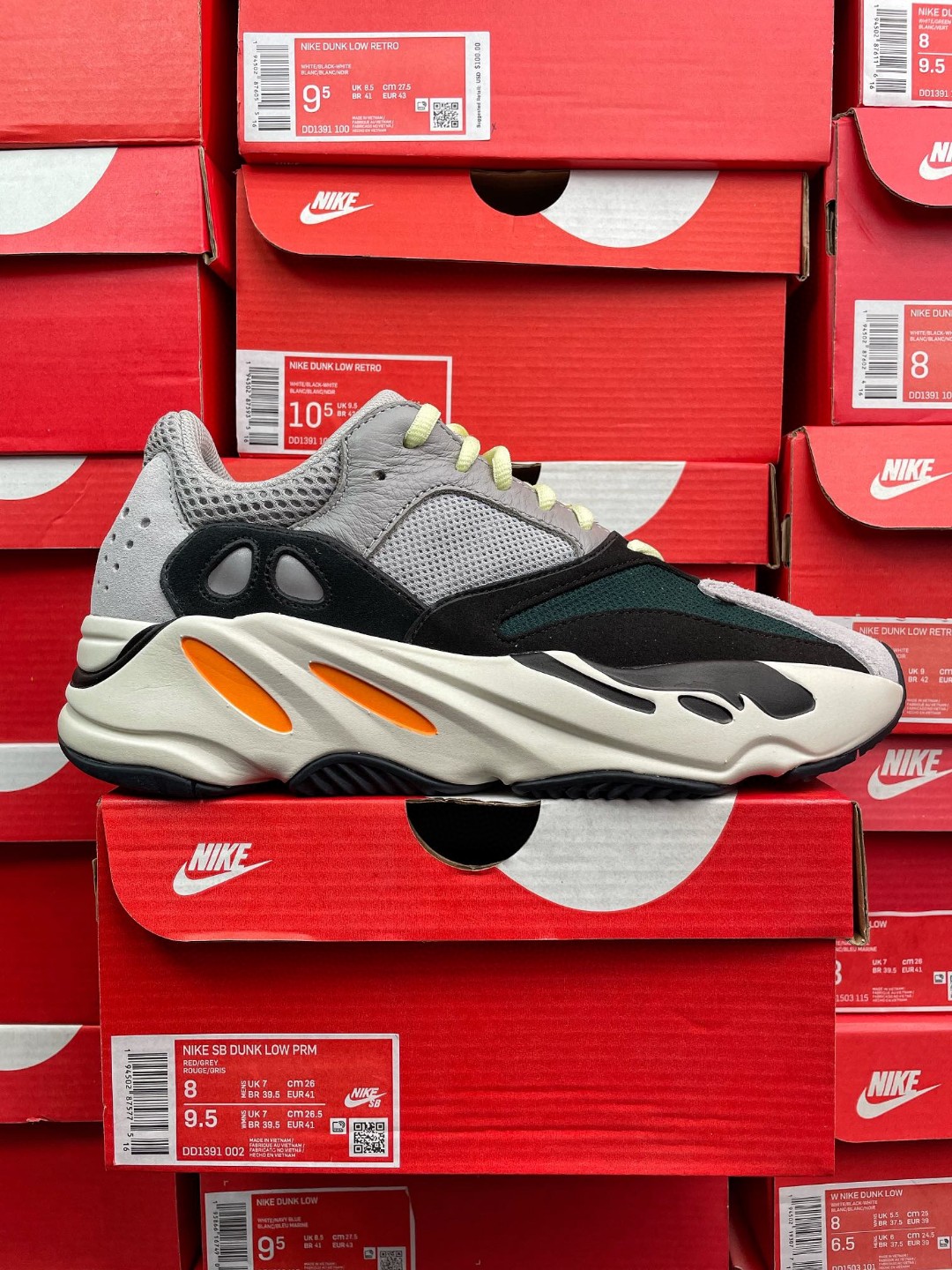 adidas originals Yeezy 700 Wave Runner 反光 黑灰蓝 低筒 休闲鞋 运动鞋 老爹鞋 男鞋 女鞋 B75571