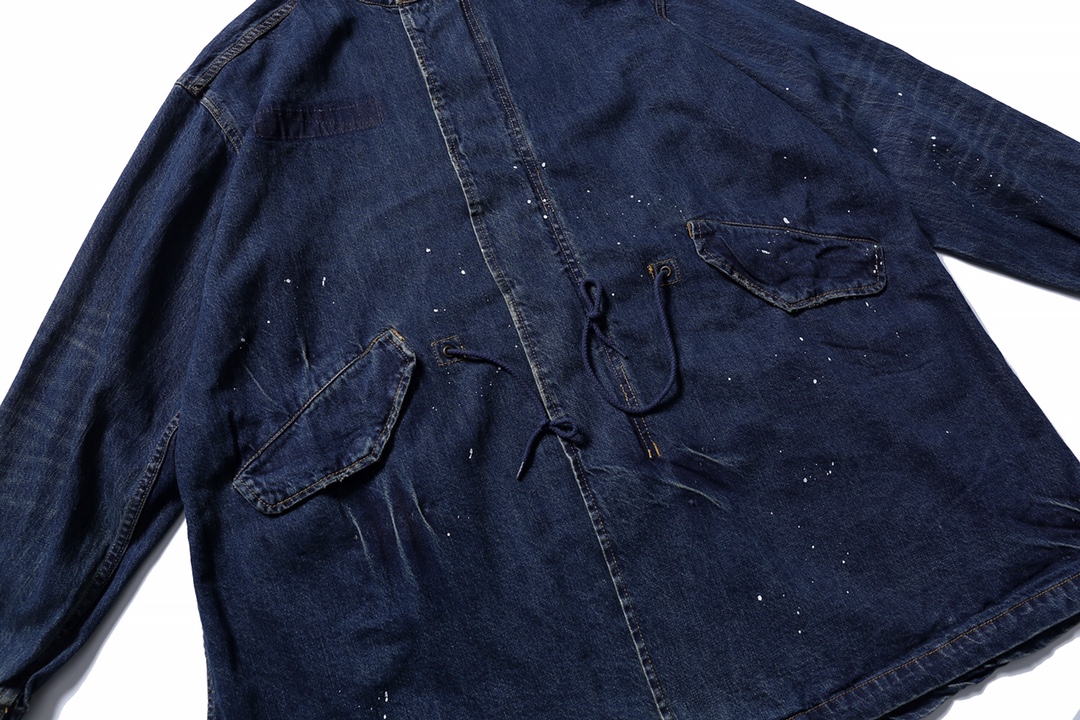 MADNESS MDNS M51  牛仔破洞 泼墨 日系 外套长袖 秋冬季 休闲 男女同款