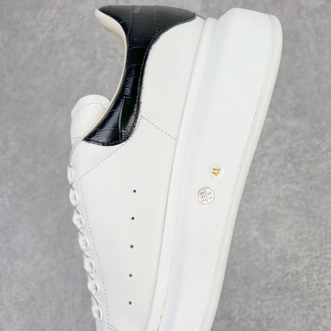 Alexander McQueen 麦昆 黑白 漆皮 低筒 板鞋 休闲鞋 厚底鞋 增高鞋 男鞋 女鞋 625162WHYB89061