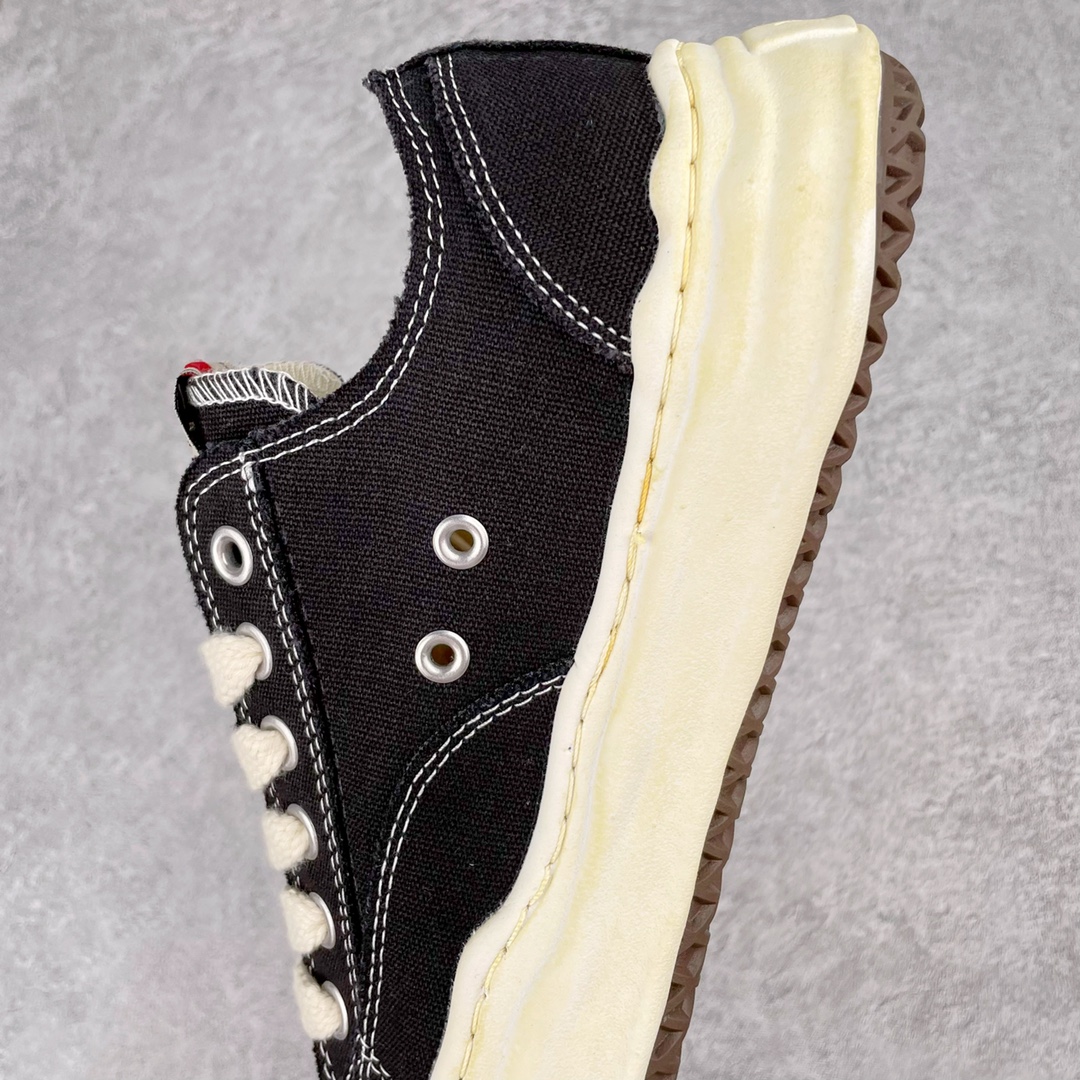 MIHARA YASUHIRO Original MMY 三原康裕 黑色 做旧 低筒 溶胶鞋 帆布鞋 板鞋 休闲鞋 增高鞋 男鞋 女鞋 