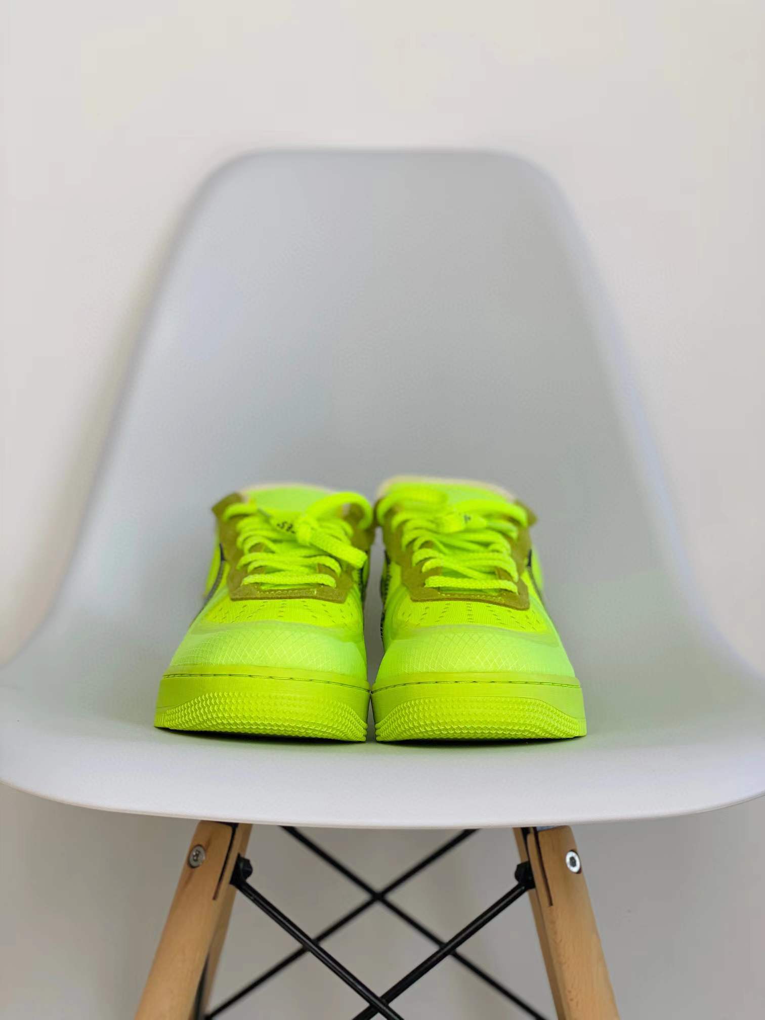 OFF-WHITE Air Force 1 Low Part 2 Volt THE TEN 荧光绿 低筒 空军一号 休闲鞋 板鞋 男鞋 AO4606-700