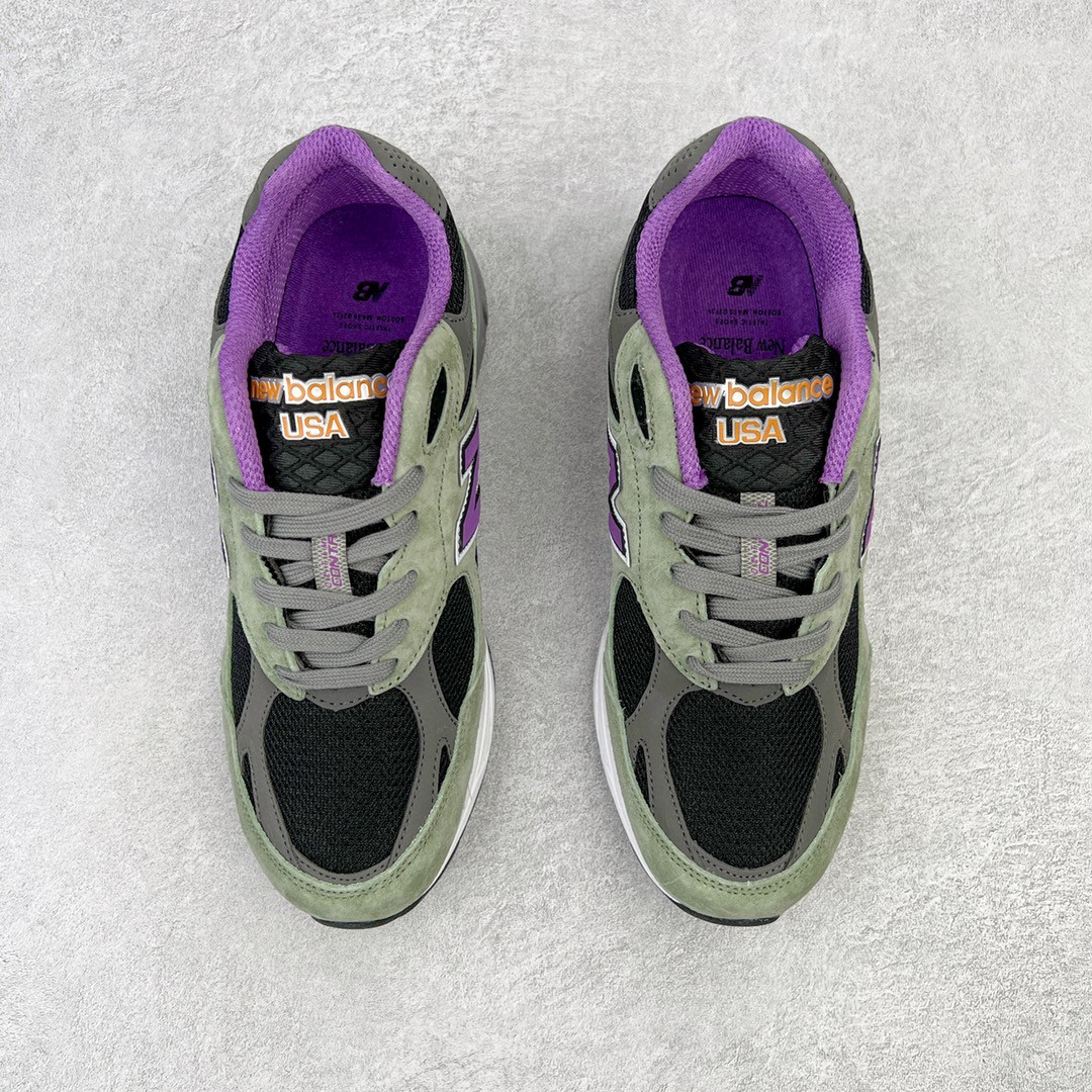 New Balance 990 V3 Teddy Made 军绿色 低筒 复古跑鞋 休闲鞋 板鞋 运动鞋 男鞋 女鞋 M990TC3