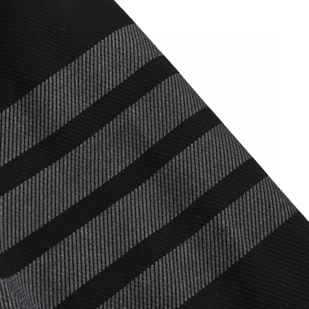 Thom Browne FW21 拉链前贴袋条纹运动夹克 黑色 外套 长袖 秋冬款 男女同款 