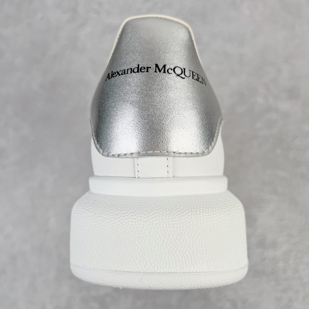 Alexander McQueen 麦昆 白色 银尾 低筒 板鞋 休闲鞋 厚底鞋 增高鞋 男鞋 女鞋 553770WHFBU9042