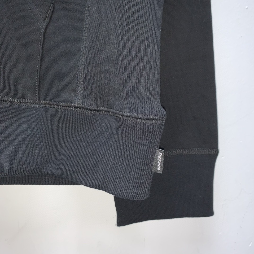 Supreme Week 15 Cross Box Logo Hooded Sweatshirt Logo 刺绣徽标 黑色 连帽卫衣 加绒加厚 宽松 男女同款 SUP-FW20-335