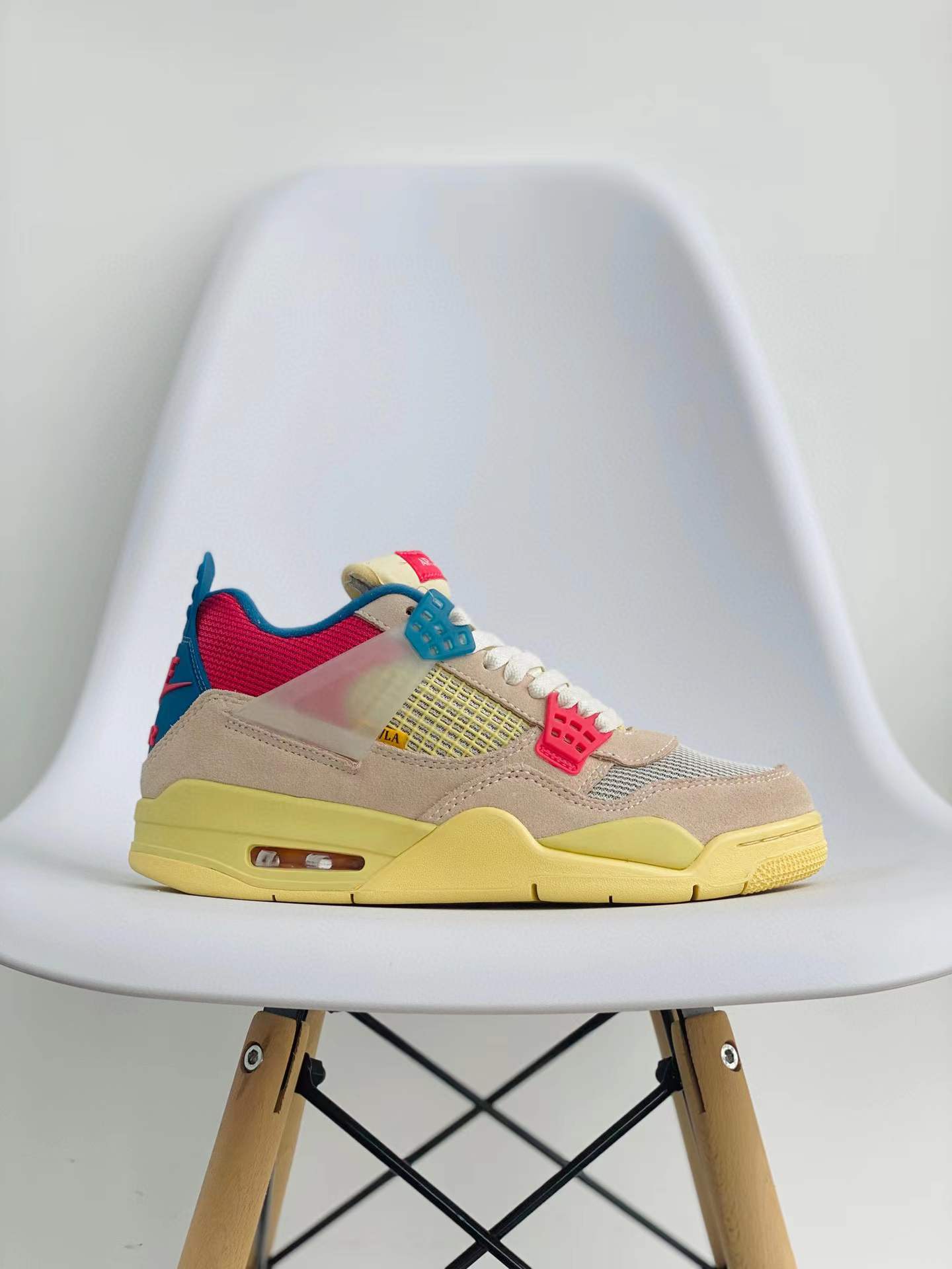 Union LA Air Jordan 4 AJ4 Retro Guava lce 粉红蓝 麂皮 篮球鞋 运动鞋 休闲鞋 男鞋 DC9533-800