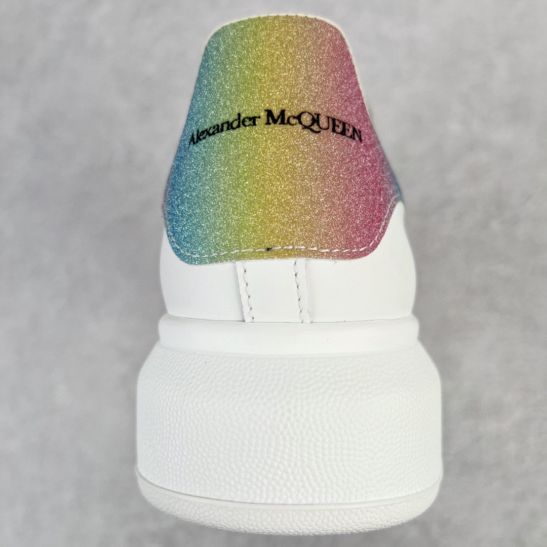 Alexander McQueen 麦昆 彩虹 磨砂尾 低筒 板鞋 休闲鞋 厚底鞋 增高鞋 男鞋 女鞋 