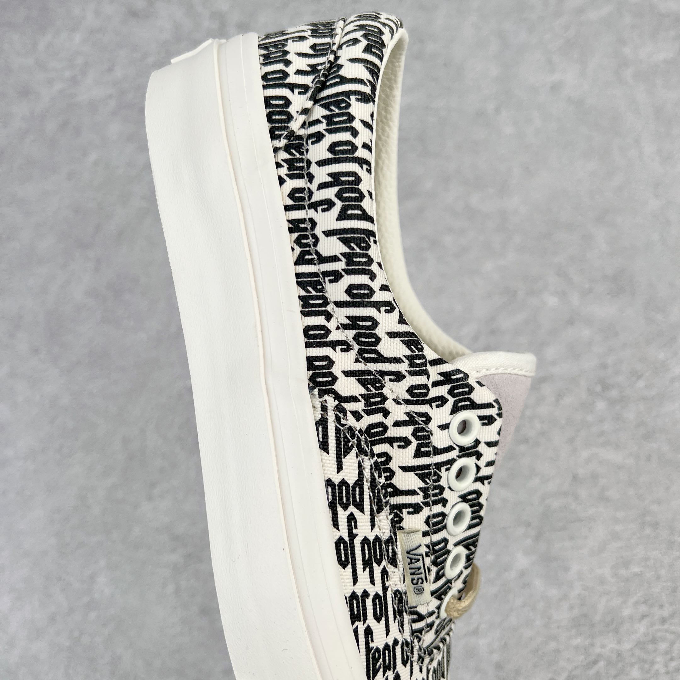 Fear Of God Vans Era 95 Reissue  FOG 黑白 字母 印花 低筒 休闲鞋 板鞋 滑板鞋 男鞋 女鞋 VN0A2XRYML