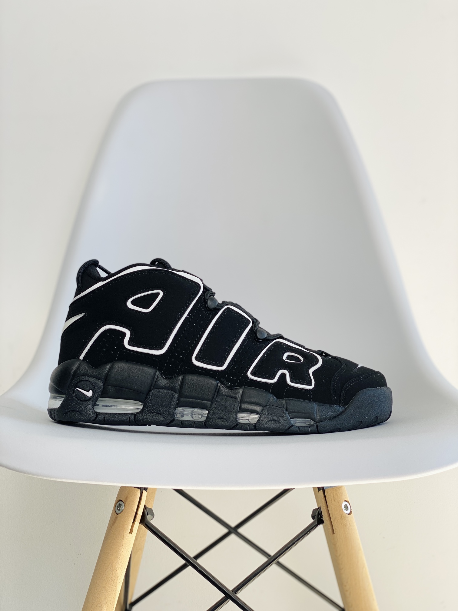 Air More Uptempo Black White 黑白 奥林匹克 海军蓝 男鞋 女鞋 休闲鞋 板鞋 414962-002