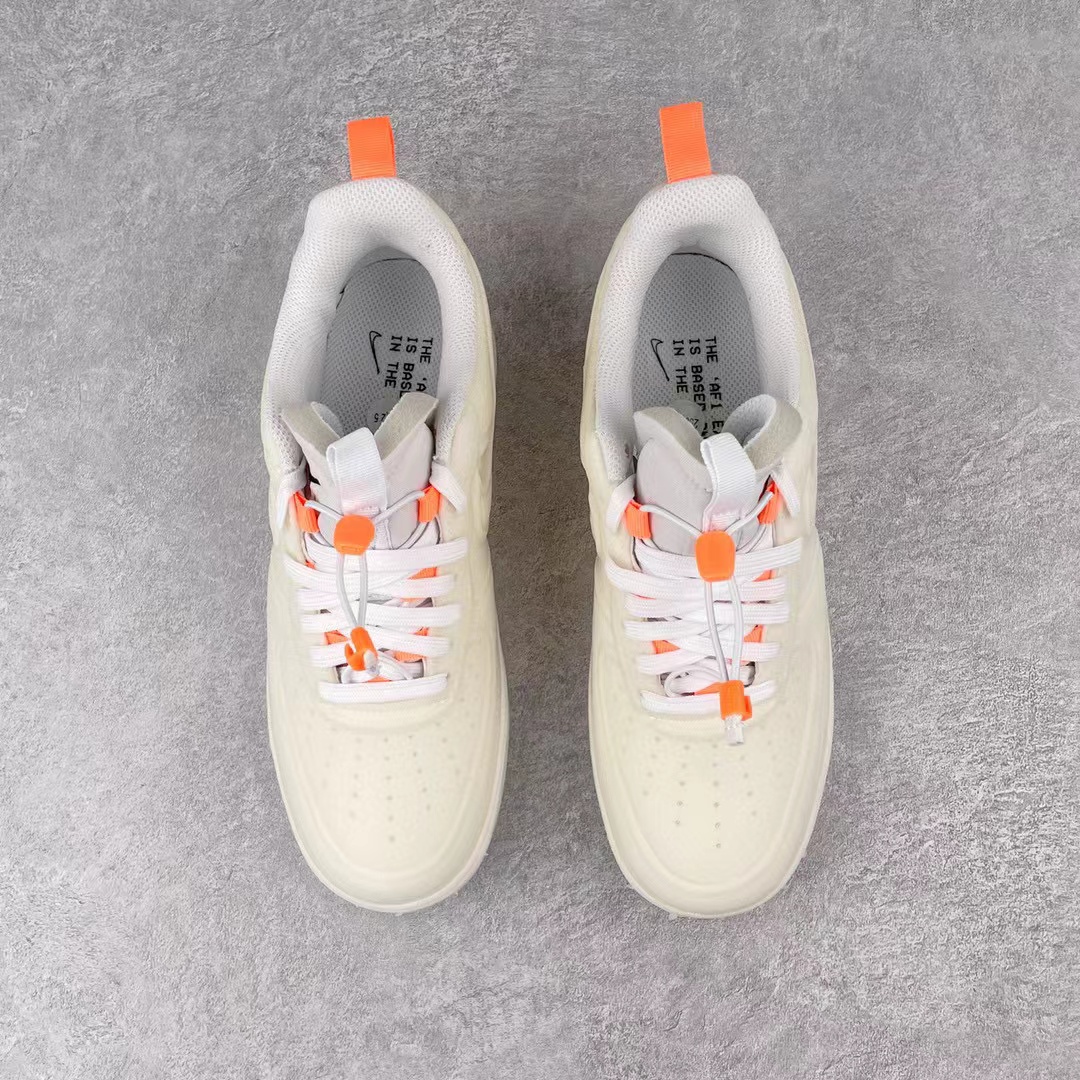 Air Force 1 Low Experimental Sail 米白橘 海绵 低筒 休闲鞋 板鞋 男鞋 女鞋  CV1754-100
