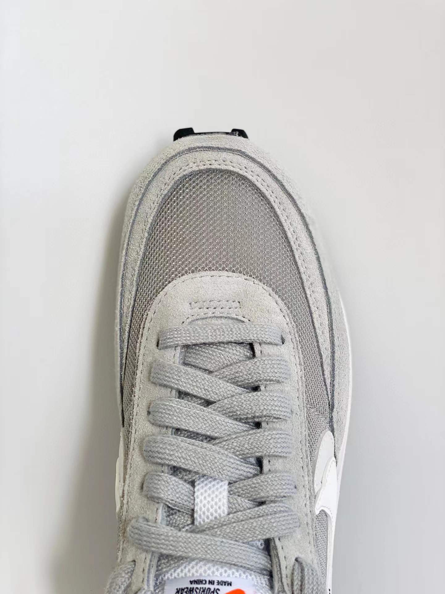 Fragment design x Sacai x NK LDV Waffle Daybreak 藤原浩闪电三方联名 灰色复古 休闲鞋 透气网面 运动鞋 男鞋厚底 女鞋增高 DH2684-001