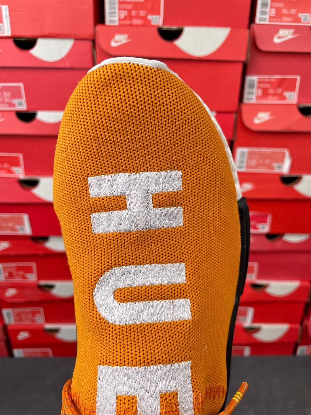 Pharrell Williams x adidas originals NMD HU Human Tangerine  菲董联名 橘黄色 低筒 运动鞋 休闲鞋 男鞋 女鞋 BB3070