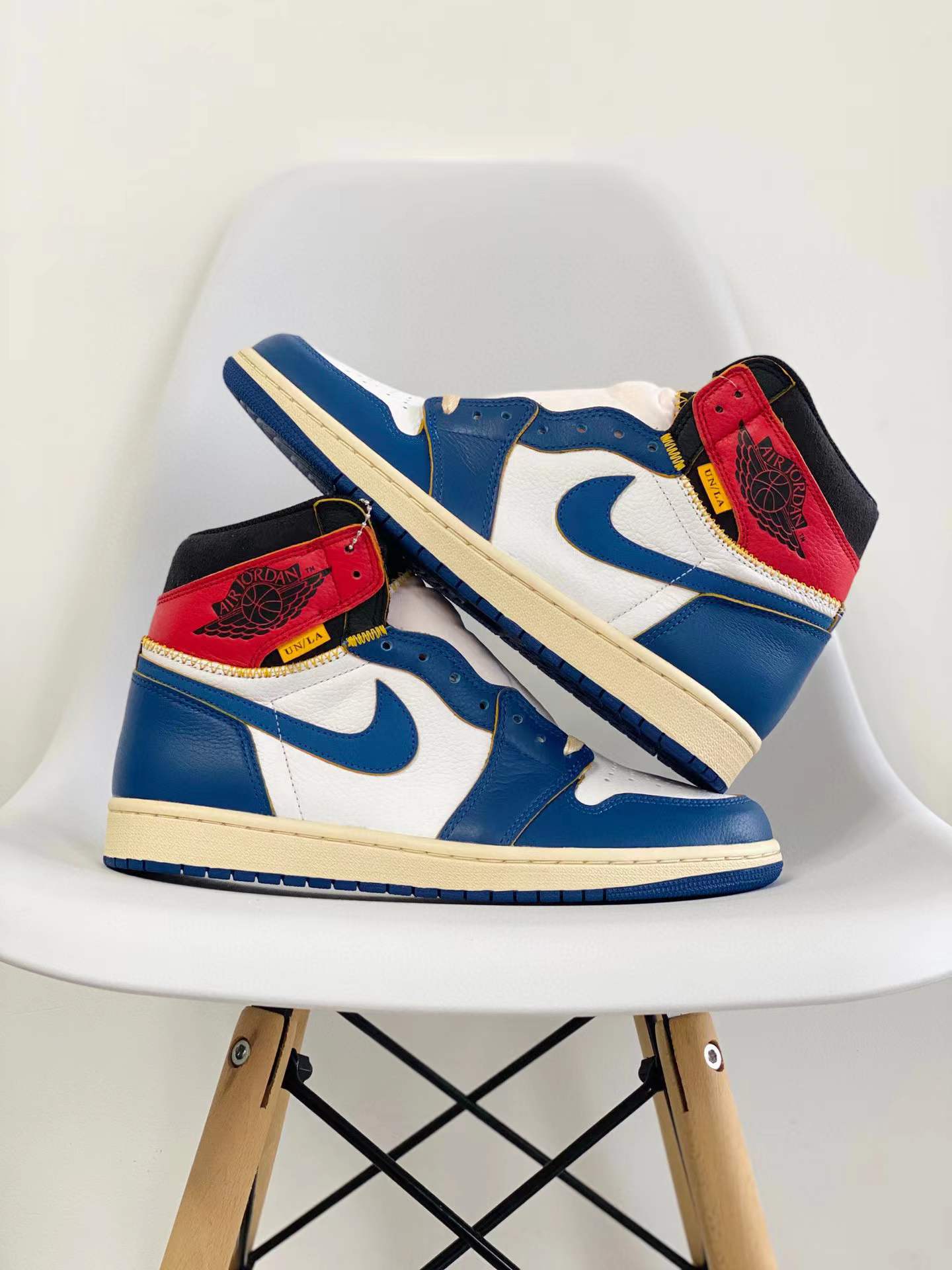 Union Air Jordan 1 AJ1 Retro OG NRG 黑紅 拼接 高筒 篮球鞋 休闲鞋 男鞋 板鞋  