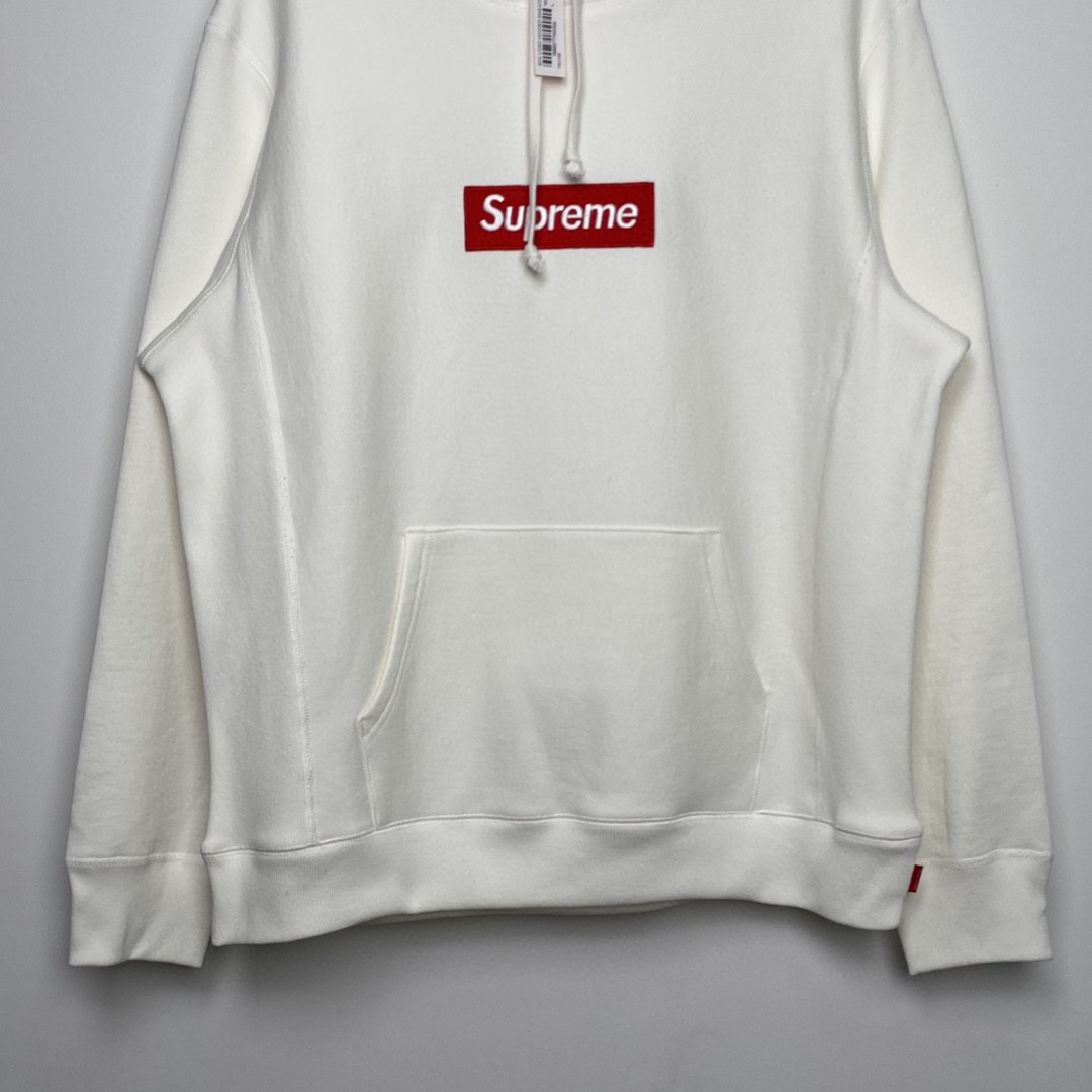 Supreme Week 16 Box Logo Hooded Sweatshirt Box Logo 徽标 白色 连帽卫衣 加绒 套头 宽松 男女同款 SUP-FW21-353