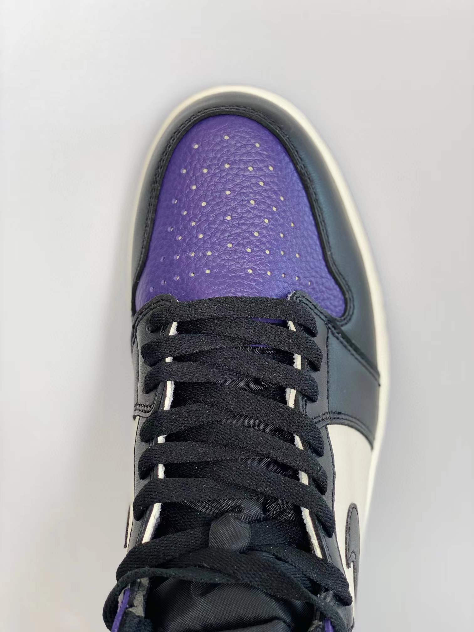 Air Jordan 1 AJ1 Retro Court Purple 黑紫腳趾 篮球鞋 高筒 休闲鞋 男鞋 板鞋  555088-501