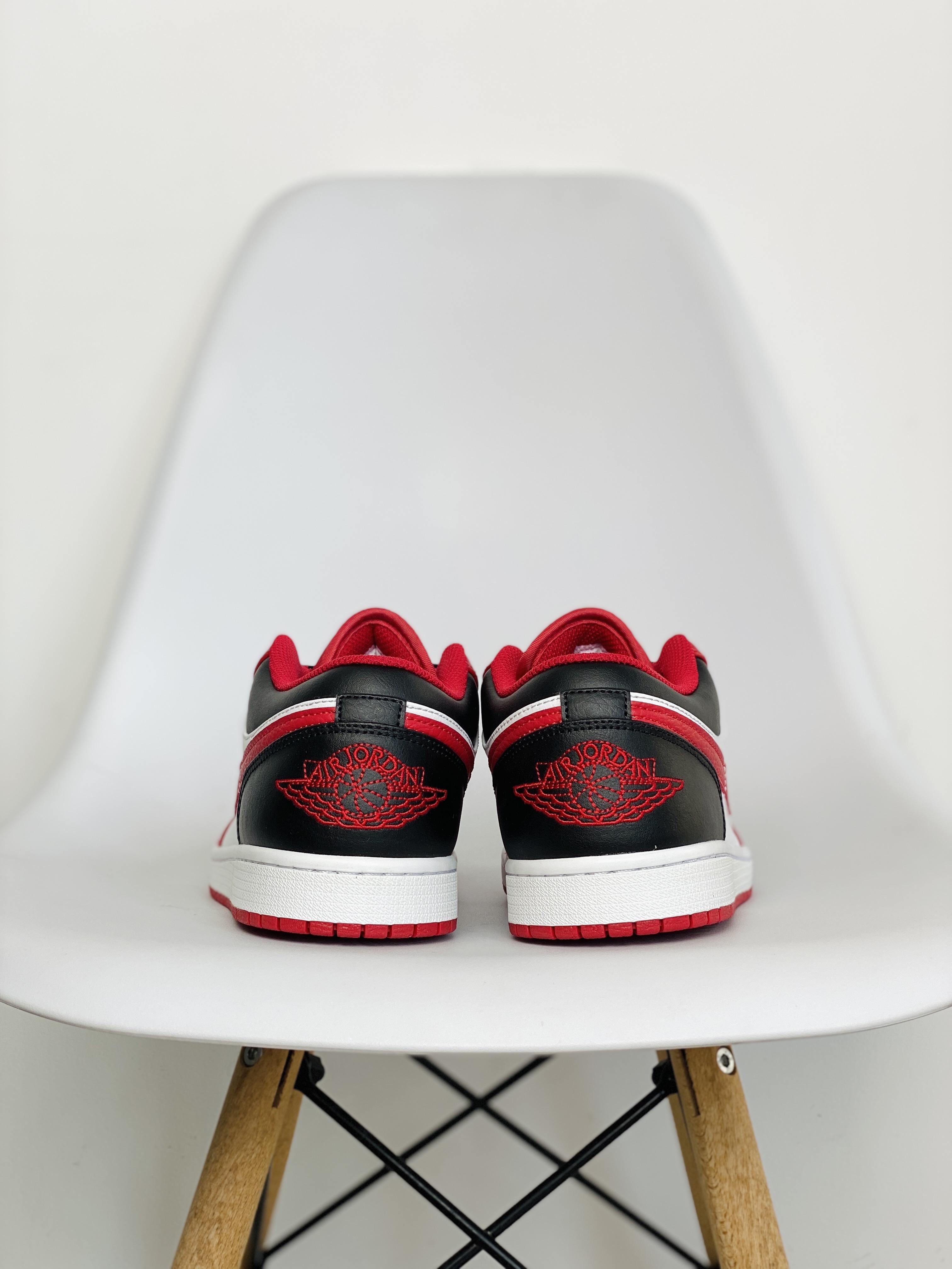 Air Jordan 1 Low AJ1 Gym Red and Black  紅白黑 低筒  休閒鞋 板鞋 男鞋 女鞋 553558-163