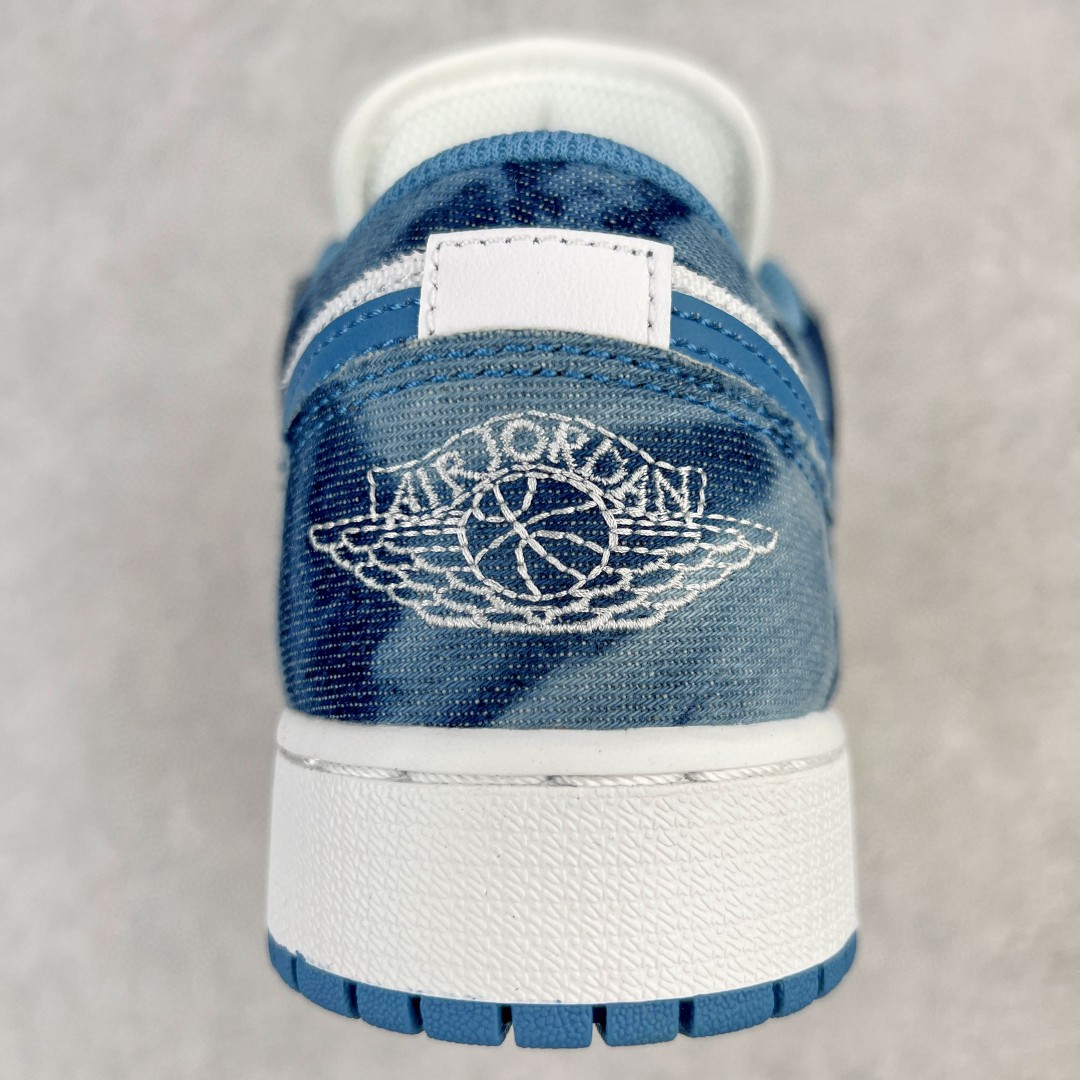 Air Jordan 1 Low GS AJ1 白蓝 水洗丹宁 低筒 复古 篮球鞋 板鞋 运动鞋 男鞋 女鞋 DM8947-100