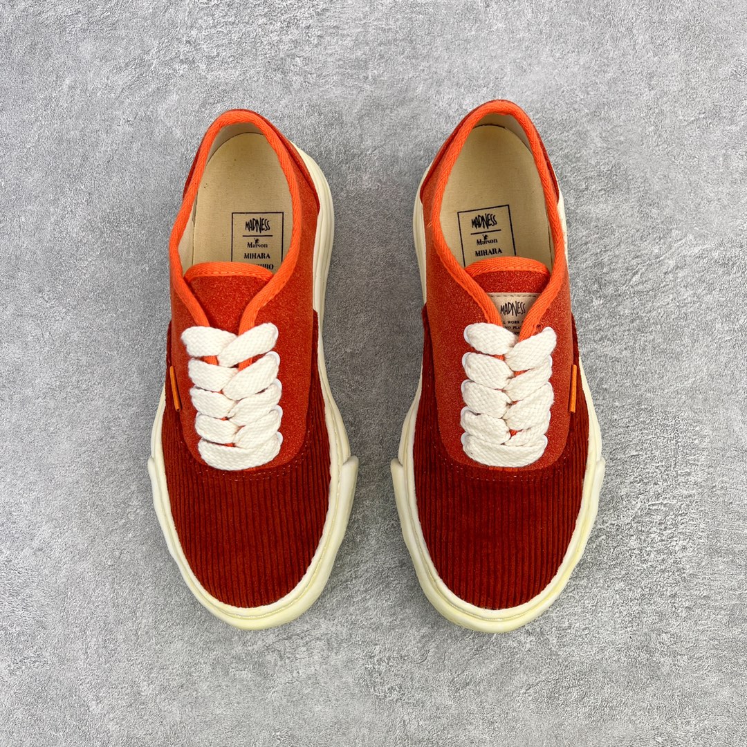 MIHARA YASUHIRO Original MMY 三原康裕 橙红 低筒 溶胶鞋 帆布鞋 板鞋 休闲鞋 增高鞋 男鞋 女鞋 