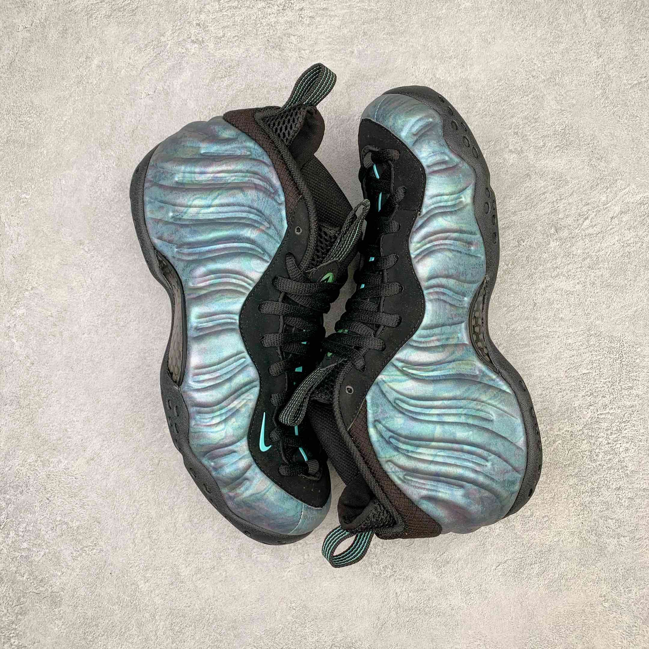 NIKE Air Foamposite One Abalone 鲍鱼喷 幻彩蓝 喷泡 篮球鞋 男鞋 碳板 575420-009