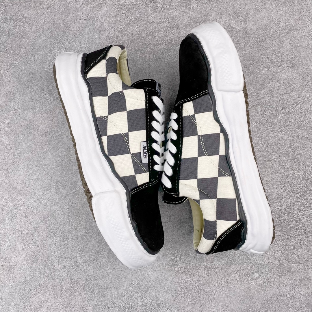 MIHARA YASUHIRO Original MMY 三原康裕 棋盘格 拼接 低筒 溶胶鞋 帆布鞋 板鞋 休闲鞋 增高鞋 男鞋 女鞋 