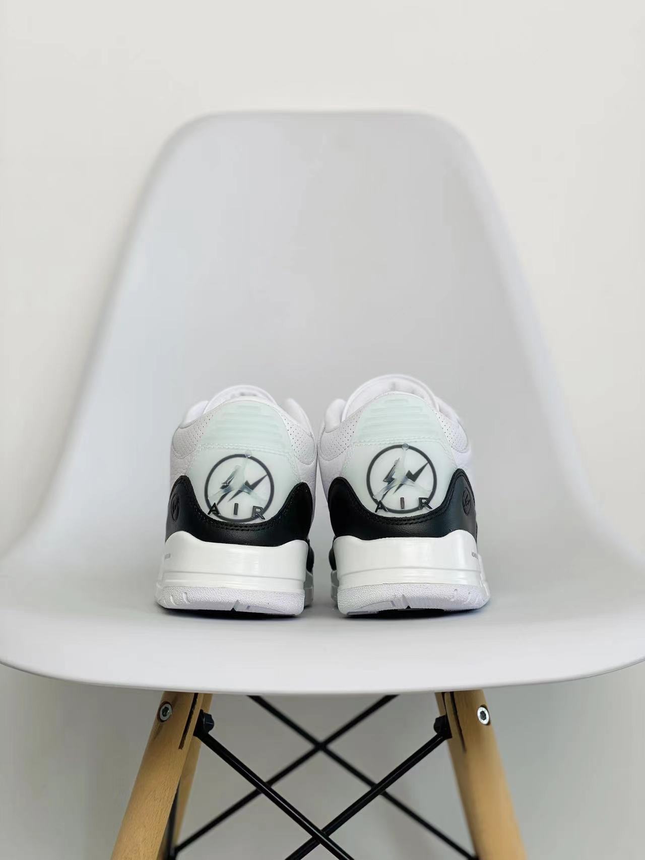 Fragment Design Air Jordan 3 Retro SP White 藤原浩 閃電 黑白 AJ 3 低筒 休闲鞋 篮球鞋 板鞋 男鞋 DA3595-100