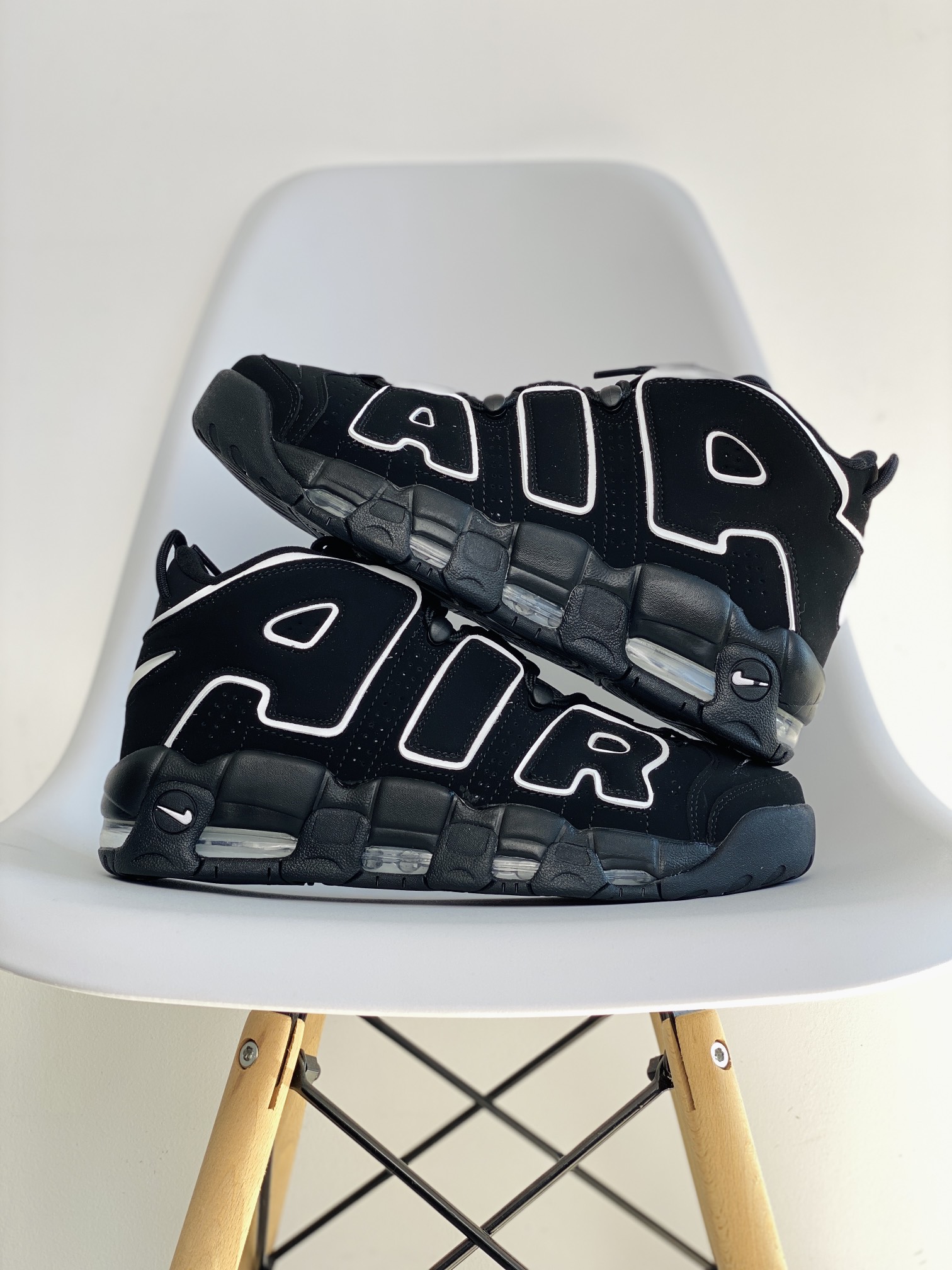 Air More Uptempo Black White 黑白 奥林匹克 海军蓝 男鞋 女鞋 休闲鞋 板鞋 414962-002