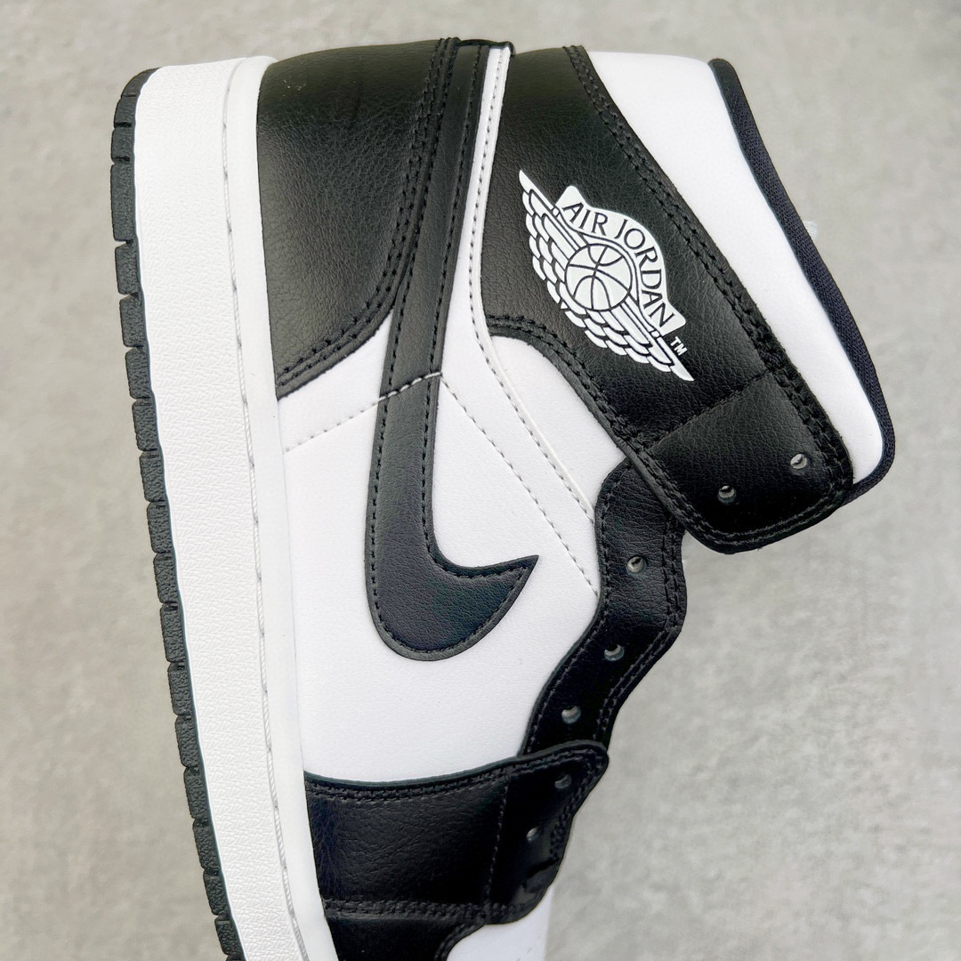 Air Jordan 1 Mid AJ1 Panda 中筒 篮球鞋 运动鞋 休闲鞋 女款 黑白熊猫DV0991-101
