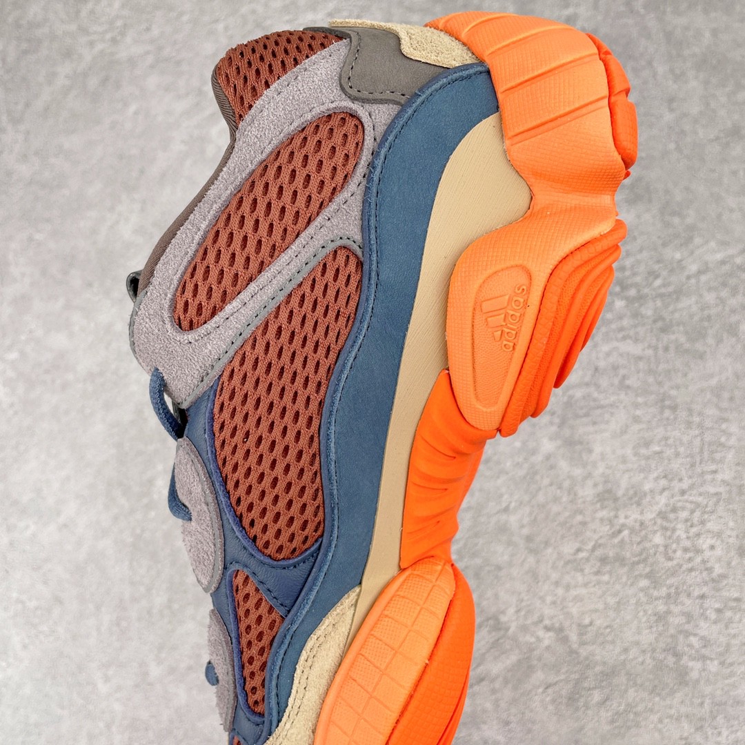 adidas originals Yeezy 500 Enflame 蓝橙 低筒 休闲鞋 运动鞋 老爹鞋 男鞋 女鞋 GZ5541