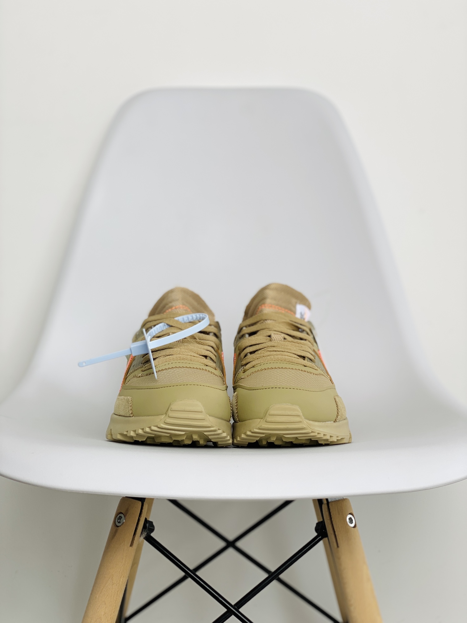 OFF-WHITE Air Max 90 THE TEN 沙漠黄 联名 低筒 气垫缓震复古 跑鞋 休闲鞋 板鞋 男鞋 女鞋 AA7293-200