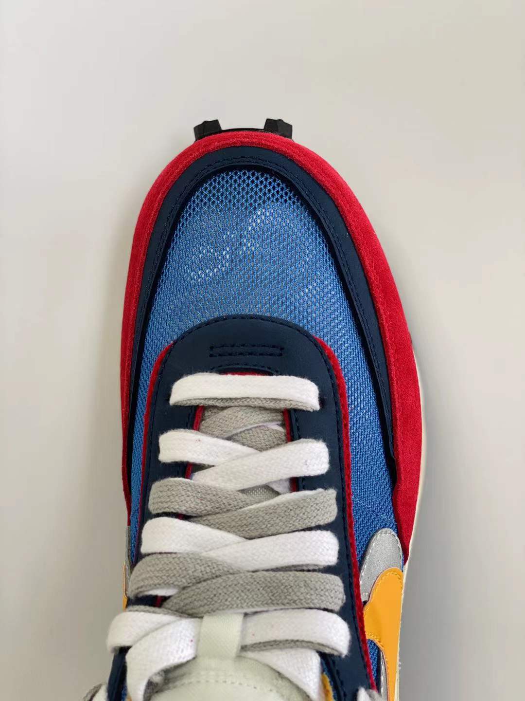 sacai  LVD 红黄蓝 低筒 双勾 华夫 复古时鞋 休闲鞋 透气网面 运动鞋 男鞋厚底 女鞋增高BV0093-400