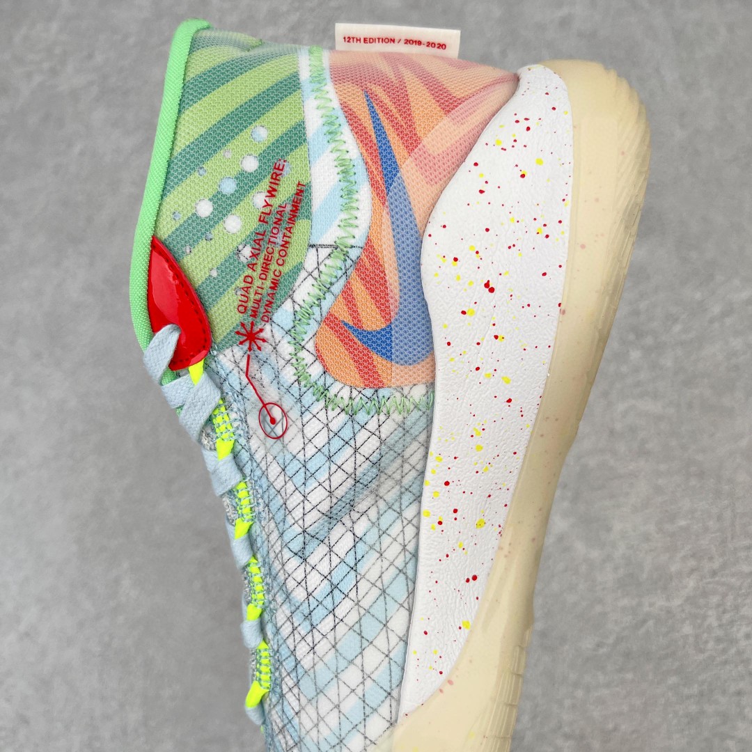 Zoom KD 12 Wavvy 海浪 白 高筒 减震防滑 实战鞋 篮球鞋 运动鞋 男鞋 CW2774-300