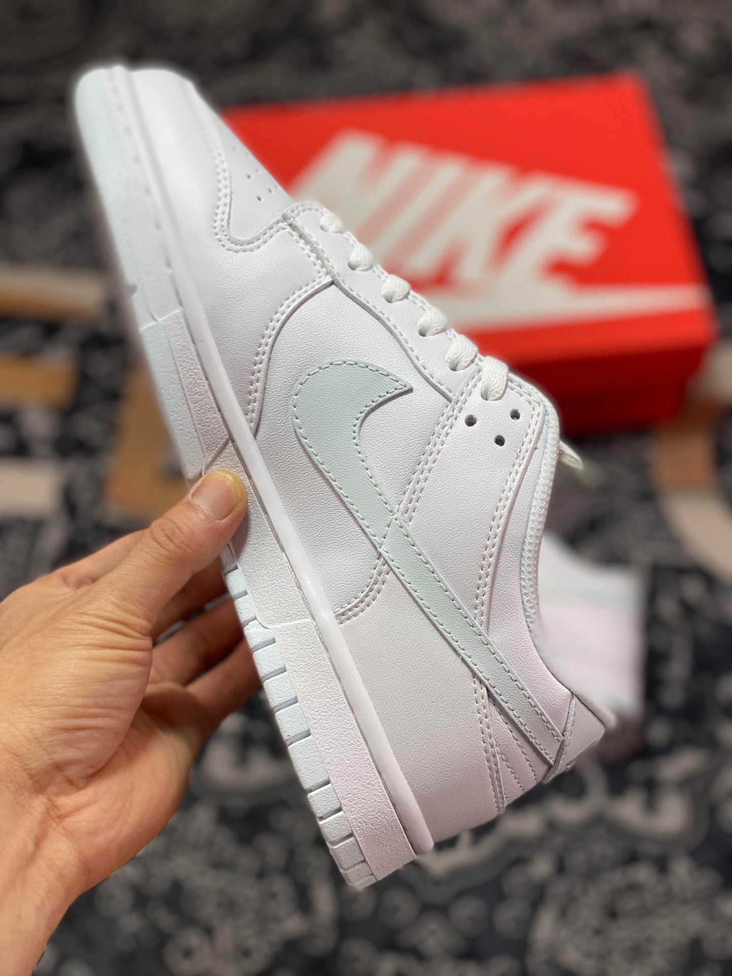 dunk low 低筒 休闲鞋 板鞋 男鞋女鞋 纯白 奶绿 DV0831-101