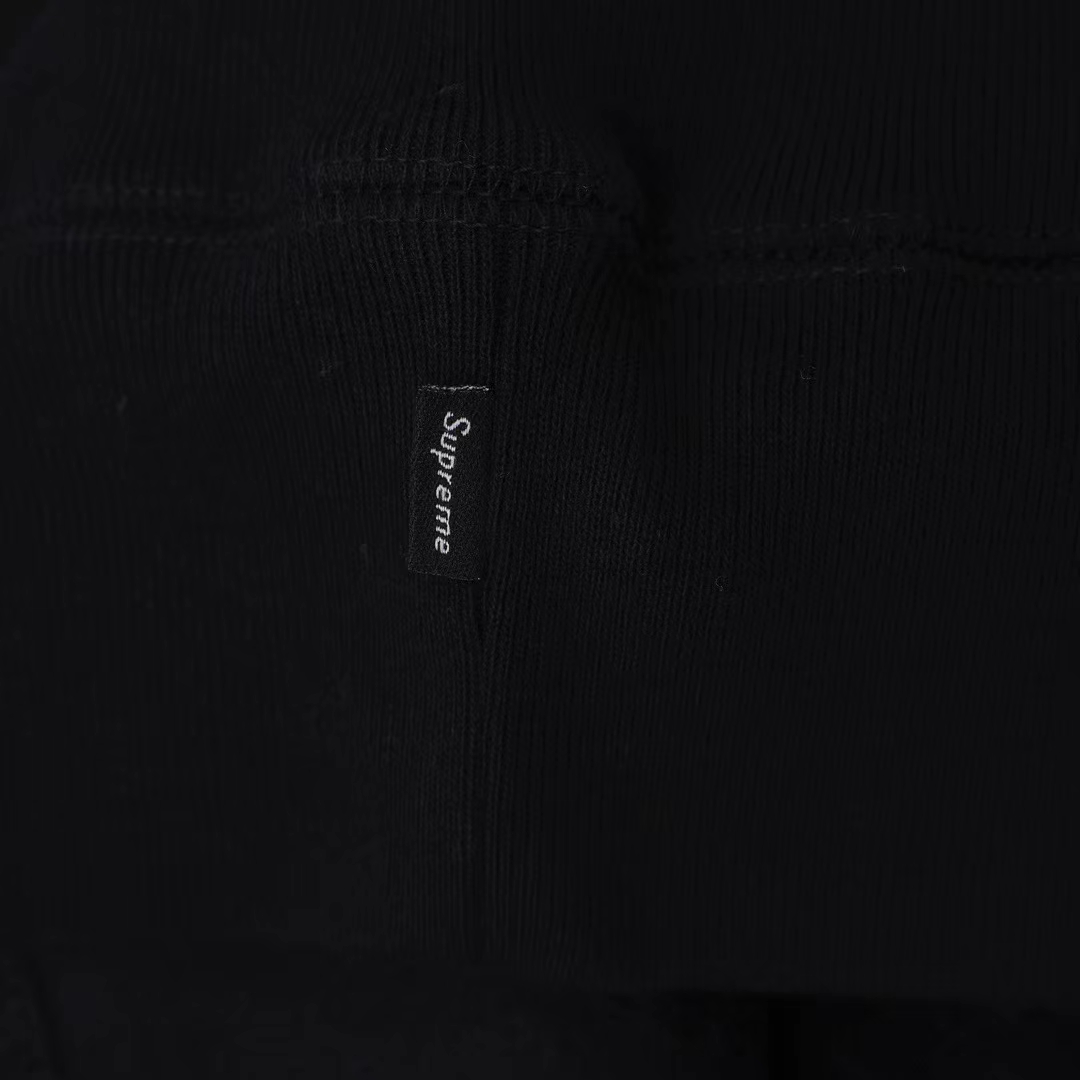 Supreme 19FW Bandana Box Logo Hooded 黑色 腰果花刺绣 长袖 保暖 加绒 卫衣男女同款 SUP-FW19-10825