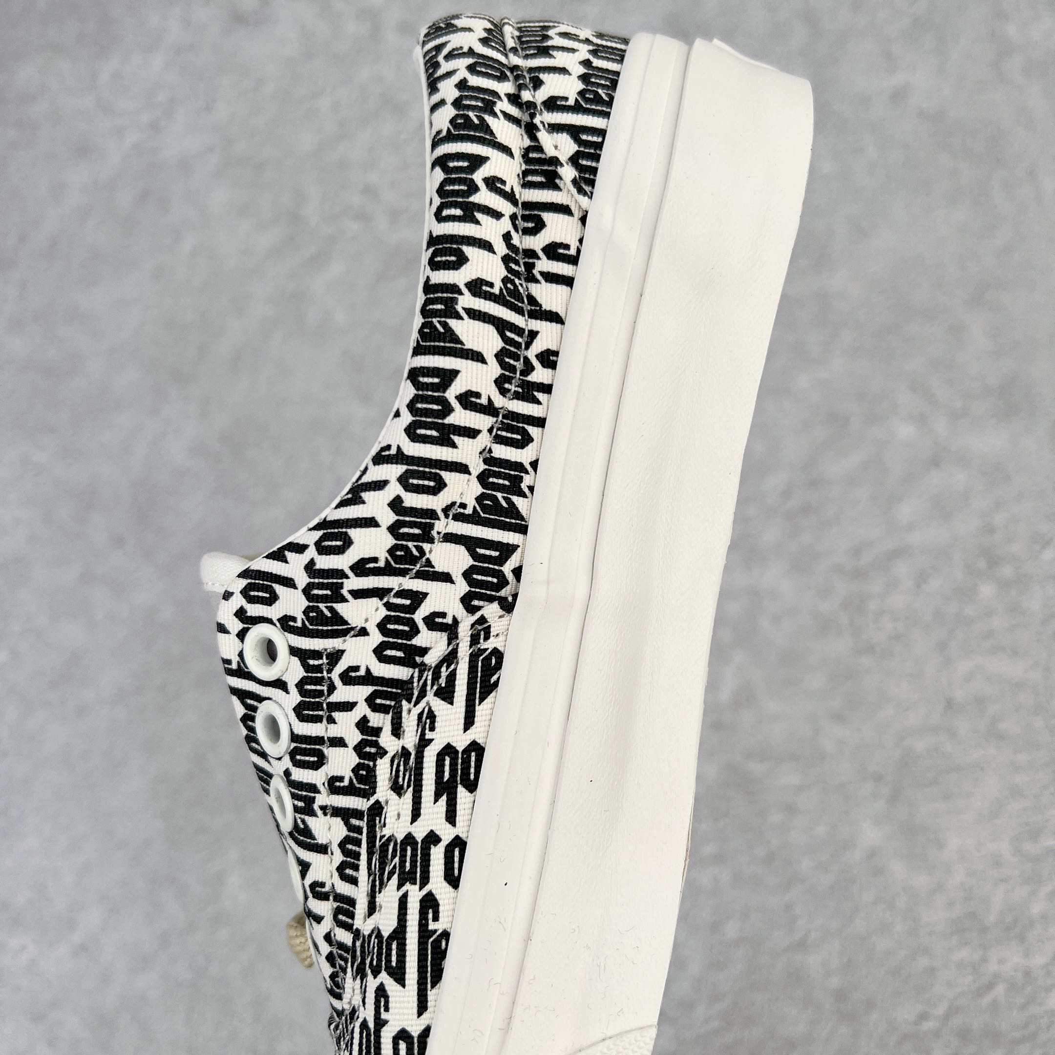 Fear Of God Vans Era 95 Reissue  FOG 黑白 字母 印花 低筒 休闲鞋 板鞋 滑板鞋 男鞋 女鞋 VN0A2XRYML
