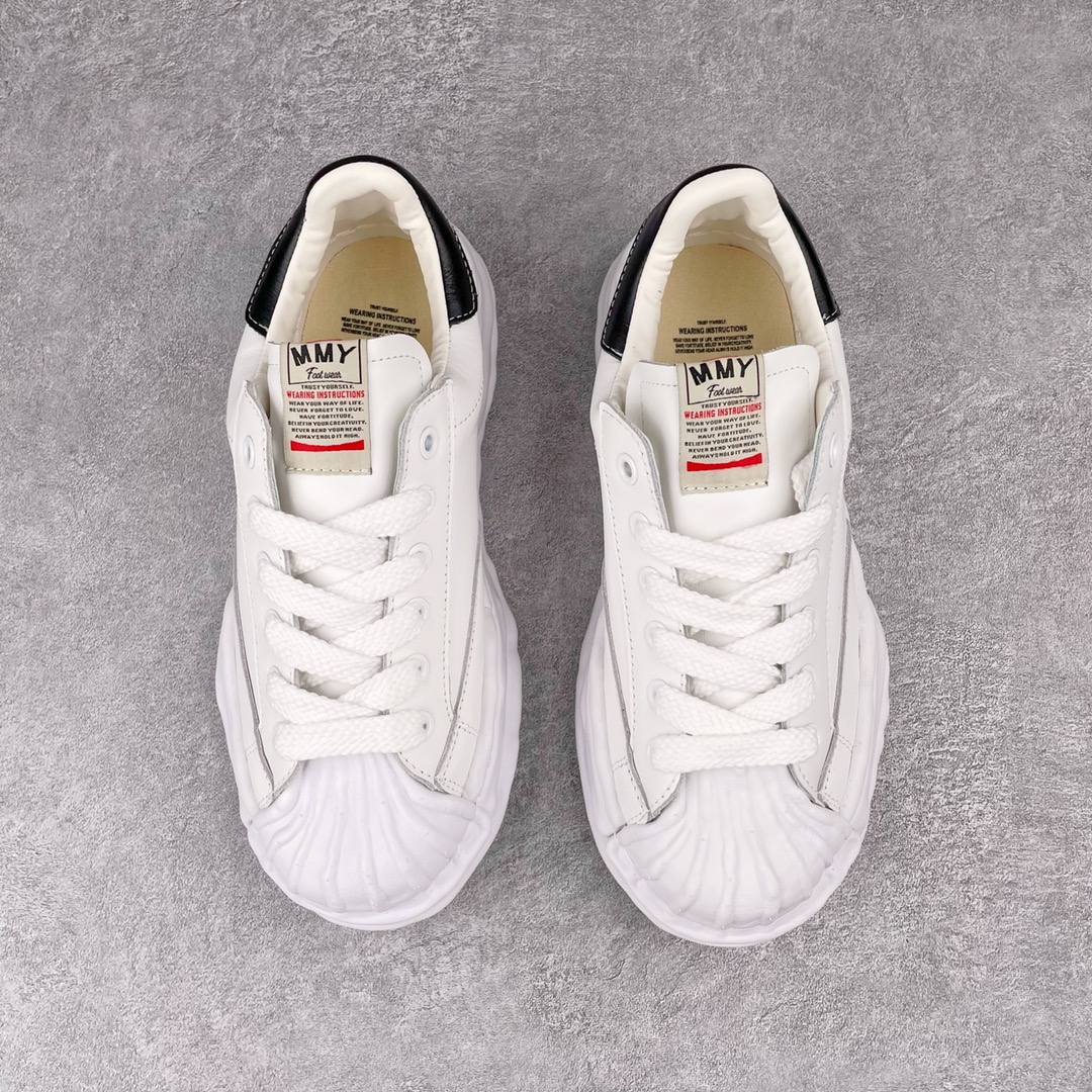 MIHARA YASUHIRO Original MMY 三原康裕 白色 皮面 低筒 溶胶鞋 帆布鞋 板鞋 休闲鞋 增高鞋 男鞋 女鞋 
