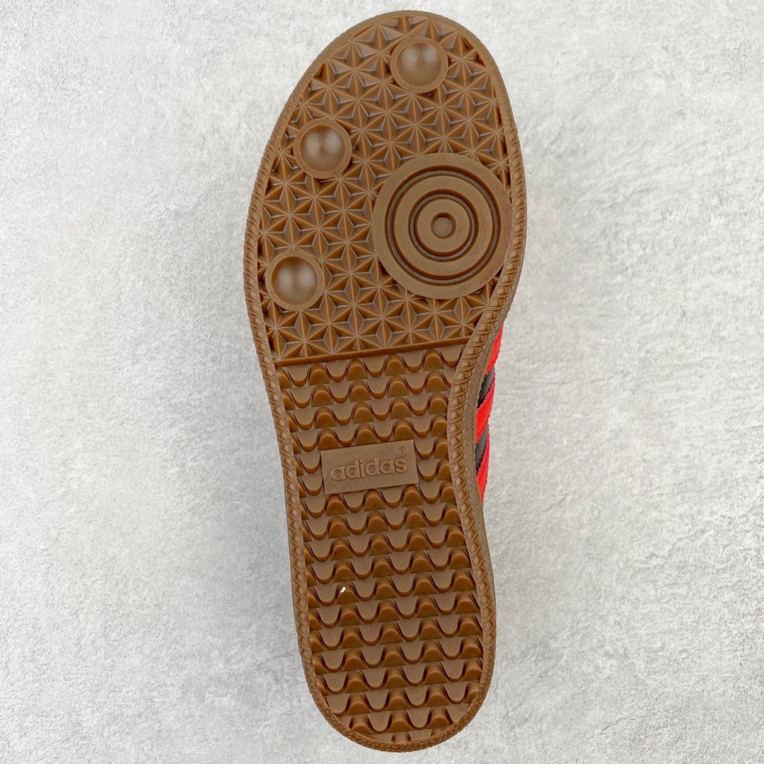 Adidas Originals Samba Team 黑红 低筒 复古板鞋 休闲鞋 男鞋 女鞋  HQ7030