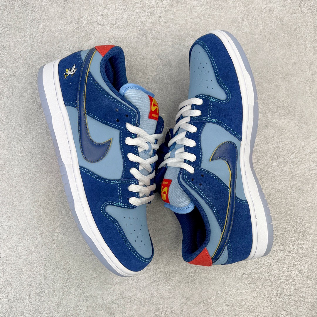 Why So Sad dunk Low 藍 低筒 复古板鞋 休闲鞋 男鞋 女鞋 DX5549-400