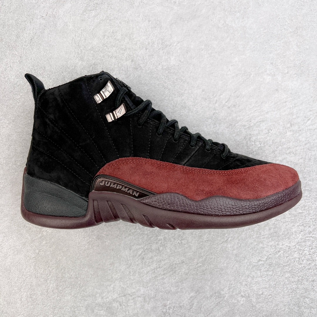 A Ma Maniére x Air Jordan 12 Retro AJ12 联名 黑酒红 碳板 全掌气垫 篮球鞋 球鞋 男鞋 休闲鞋 DV6989-001