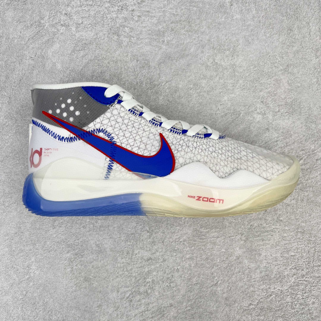 Zoom KD 12 杜兰特 12 白蓝 高筒 减震防滑 实战鞋 篮球鞋 运动鞋 男鞋