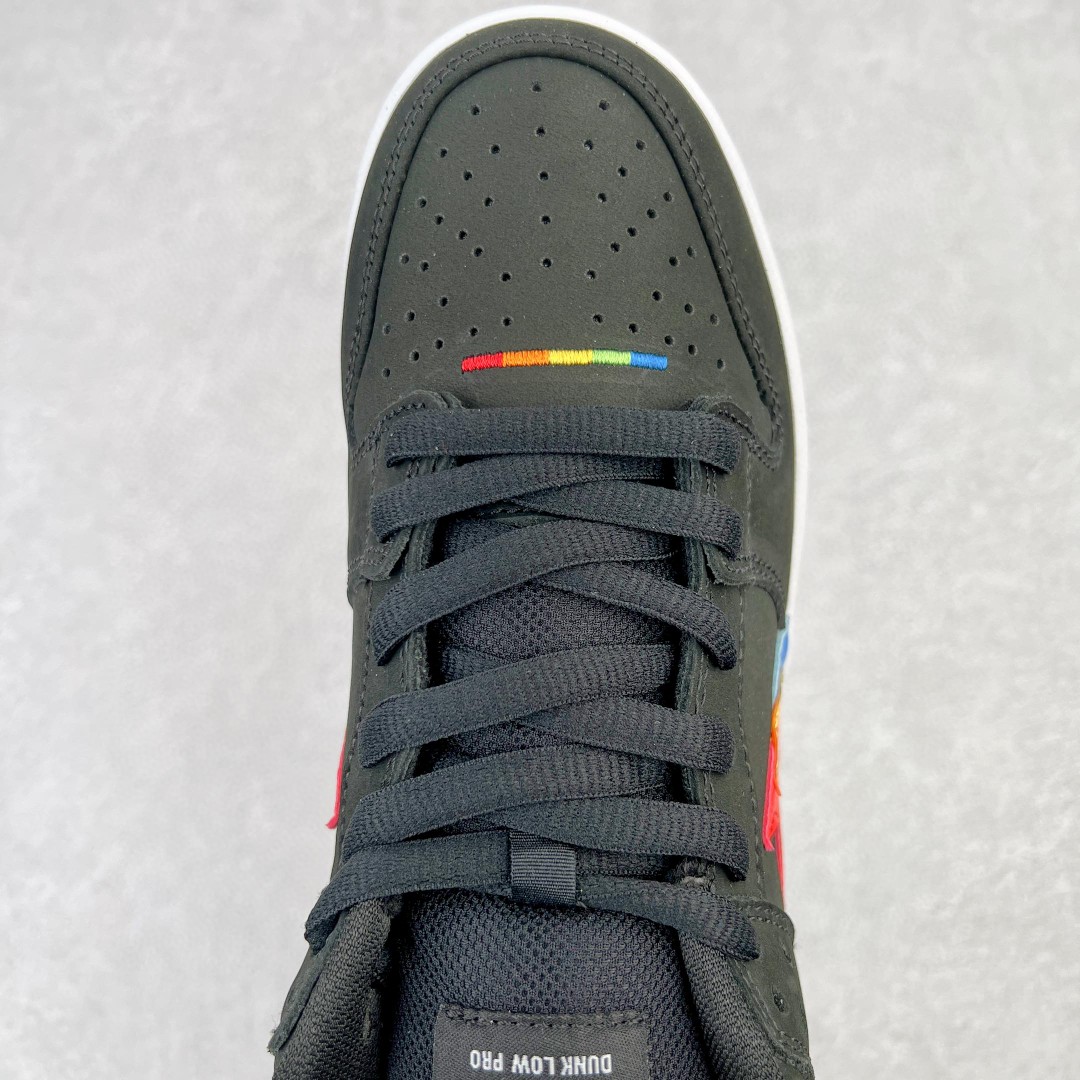  Polaroid x SB Dunk Low Pro QS Beyond the Rainbow 宝丽来联名 黑彩虹 黑白 低筒 板鞋 休闲鞋 男鞋 女鞋 DH7722-001