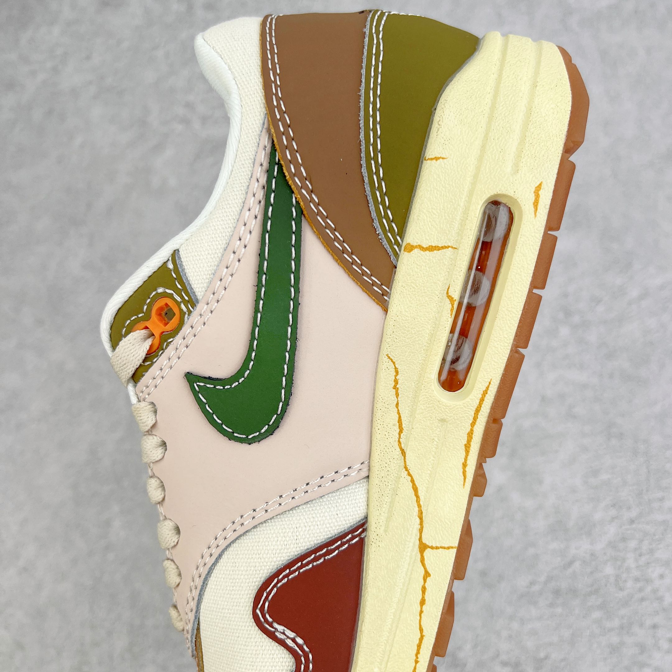 Air Max 1 Premium Wabi Sabi 白棕绿 低筒 减震运动鞋 休闲鞋 板鞋 男鞋 女鞋 DQ8656-133