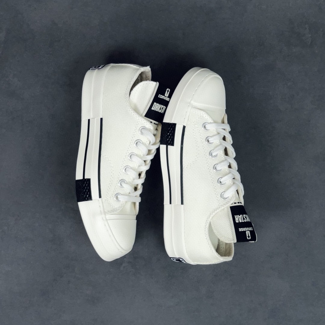 Rick Owens DRKSHDW Converse Chuck Taylor ALL Star 1970S Ox 白色 高筒 板鞋 休闲鞋 帆布鞋 男鞋 女鞋 A00134C