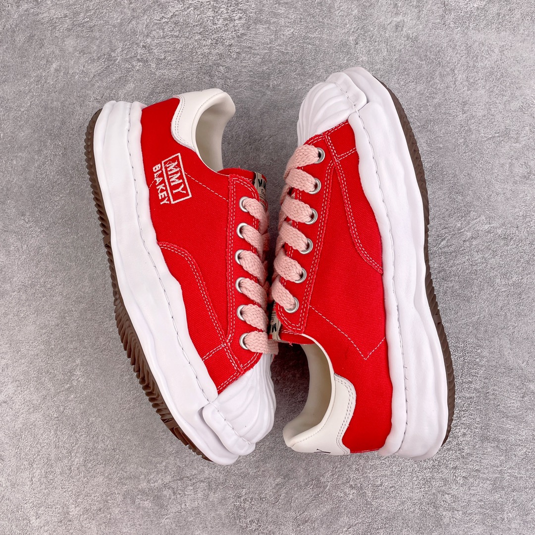 MIHARA YASUHIRO Original MMY 三原康裕 红色 低筒 溶胶鞋 帆布鞋 板鞋 休闲鞋 增高鞋 男鞋 女鞋 