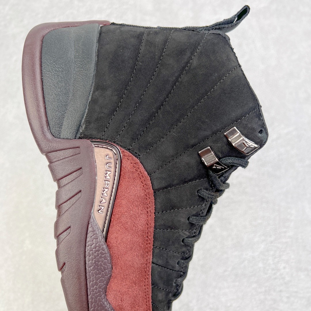 A Ma Maniére x Air Jordan 12 Retro AJ12 联名 黑酒红 碳板 全掌气垫 篮球鞋 球鞋 男鞋 休闲鞋 DV6989-001